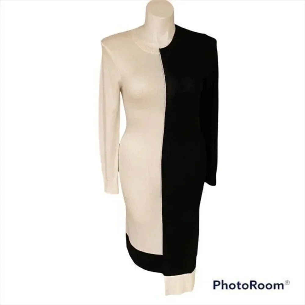 Front Row By Sara&Goldy Assimetrical midi dress